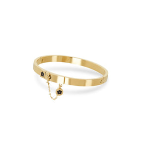 Bracelete Floral Banhado em Ouro 18K