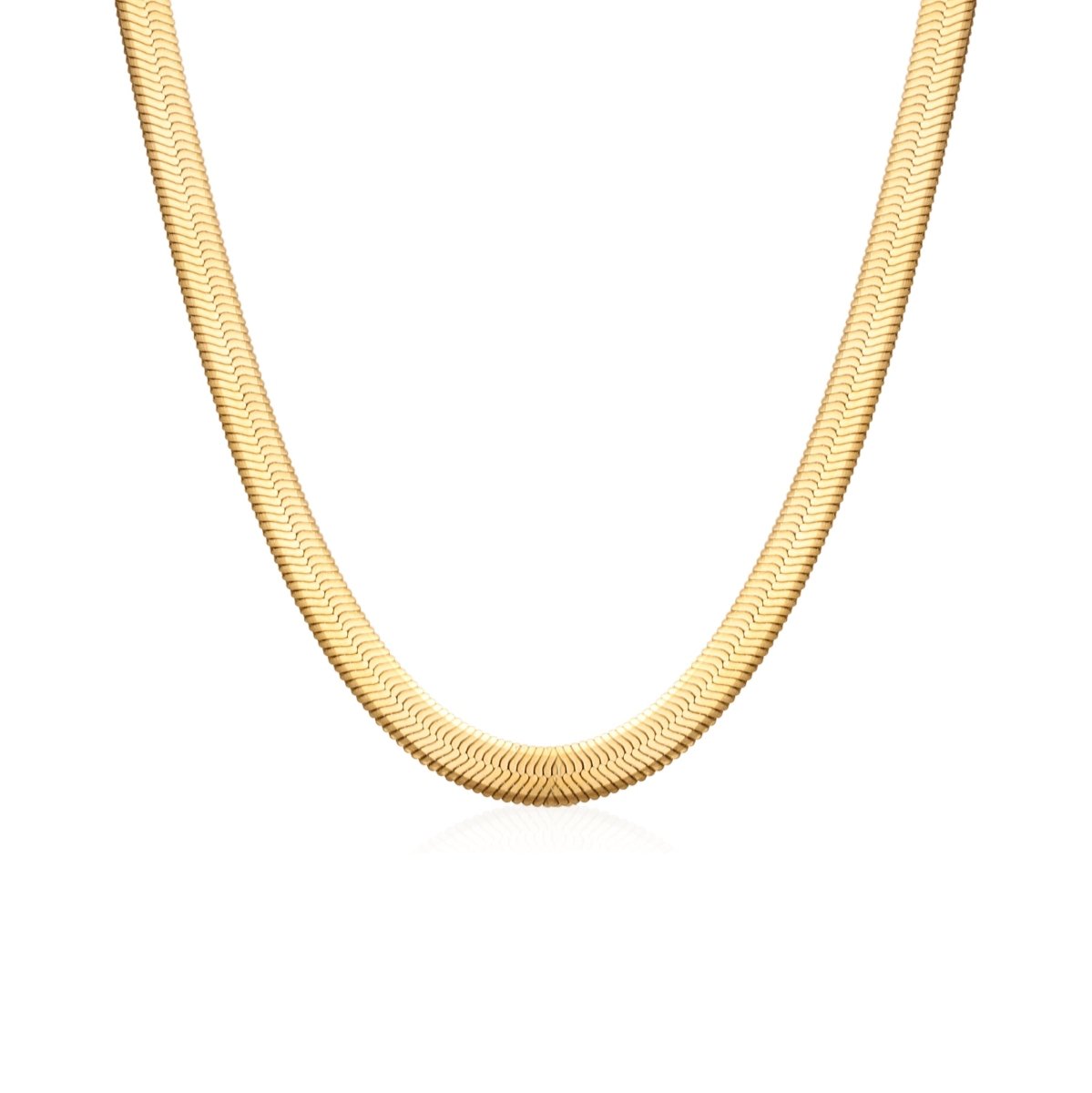 Colar Snake Dourado Banhado em Ouro 18K